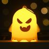 6Pcs Halloween Mini Light-up Ghost Figurine Resin Miniature Table Ghost Lights for Halloween Party Favors Home Garden Decoration