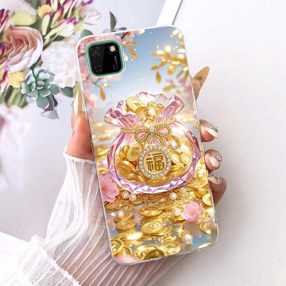 For Huawei Y5p Case DRA-LX9 Cute Lion Fashion Painted Cover Soft Silicone Phone Case For Huawei Y5p Honor 9S Honor9S Fundas Bags