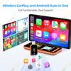 Wireless CarPlay Android Auto Apple Carplay Wireless Android Auto Orange Mini Car Play Adapter 2in1 AI Smart Box Bluetooth