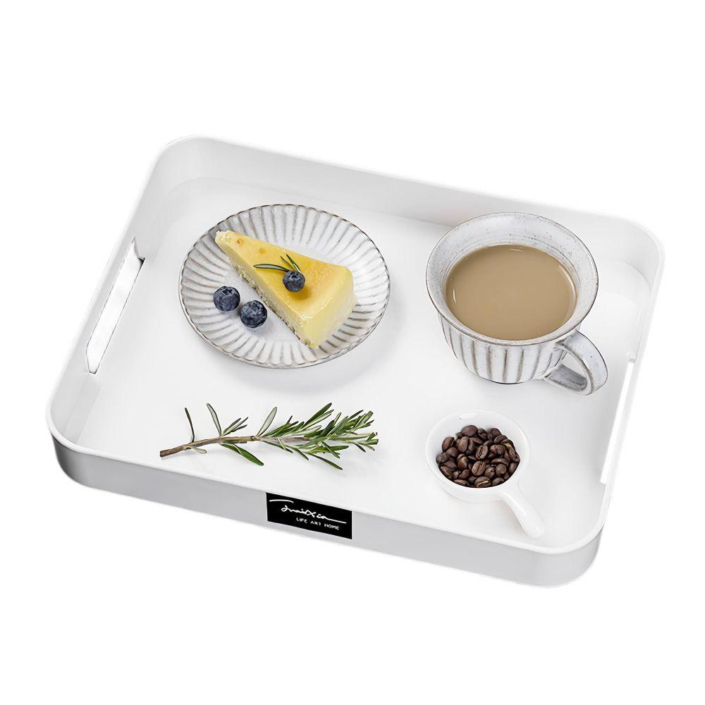 Multi-Purpose Serving Platter Easy-to-Clean Decorative Tray Breakfast Bread Plate  Dessert Serving