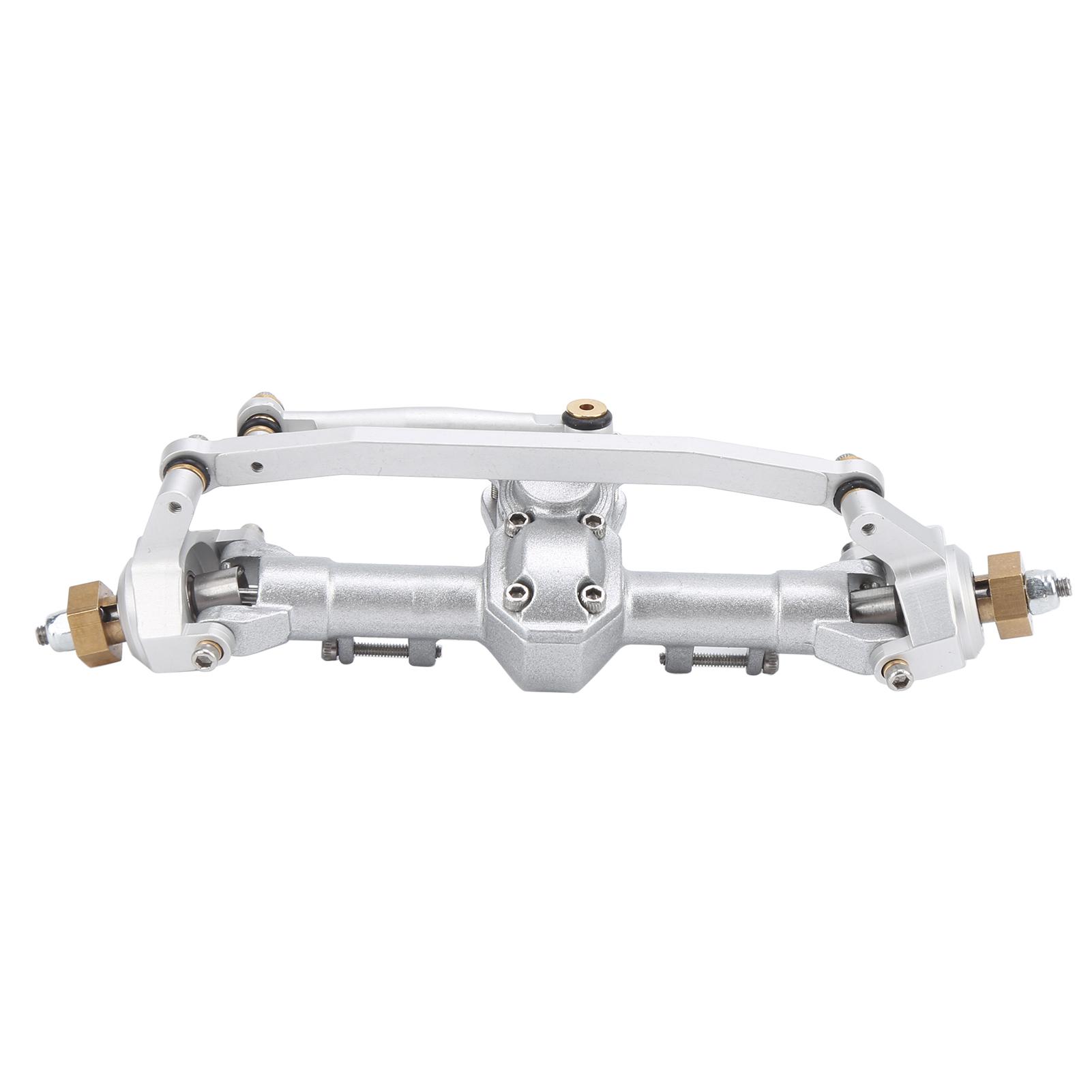 

RC Metal Complete Front Axle Shaft Assembly for Axial SCX24 90081 1 24 RC Car Upgrade Parts срібний