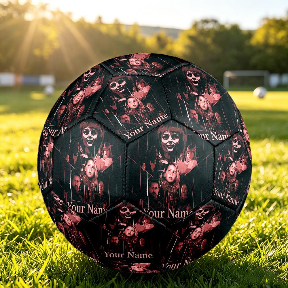 Size 5 FootballThe Conjuring Annabelle Durable PU Soccer Ball for Sports Training Outdoor Competition