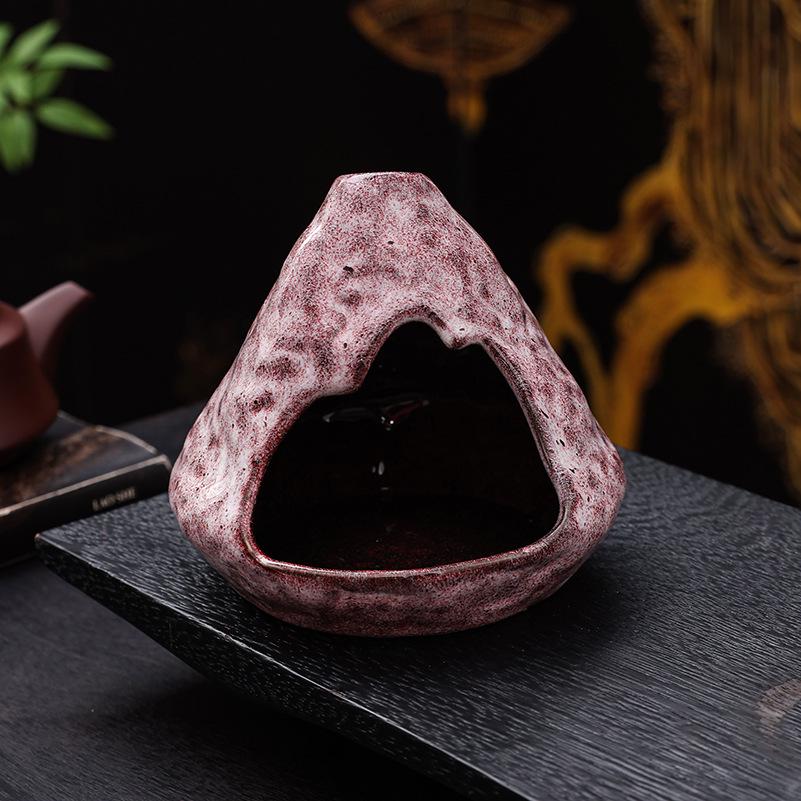 Ceramic Sage Burning Incense Burner Fireplace Ornament with Aroma Diffuser