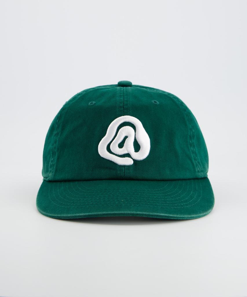 ANNOT A Symbol Logo Washed Cap Green