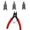 4 In 1 Snap Rings Pliers Plier Set Combination Retaining Clip Jewelry Circlip Pliers Internal External Rings Remover