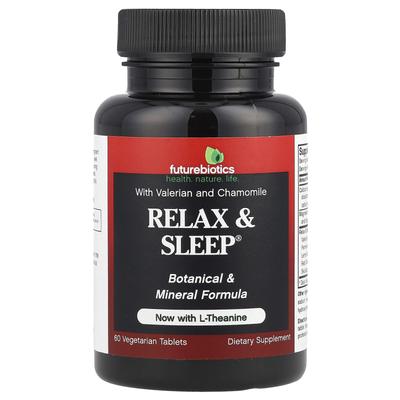 Relax & Sleep® with L-Theanine, Veggie Tablets, 60 Tablets