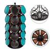 35 Holes Coffee Capsule Rack Large Capacity 360 Degree Rotation Tower