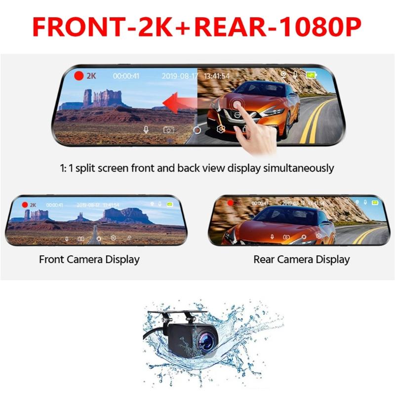Dashcam Car Dashboards Camera Recorders with Night Sights  Looping Recording Recorders Wide Angles Driving Recorders