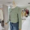 Ab.f.z 2026SS Round Tweed Jacket AZA1ZJ03