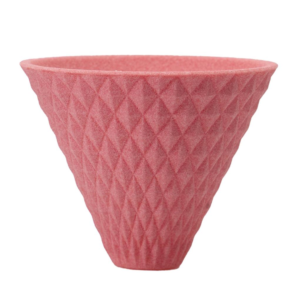 Hasami Ware Ceramic Coffee Filter cup Salmon No paper filters Easy to clean "ekubo" (ek-00006), 2-3 capacity, Pink, required,