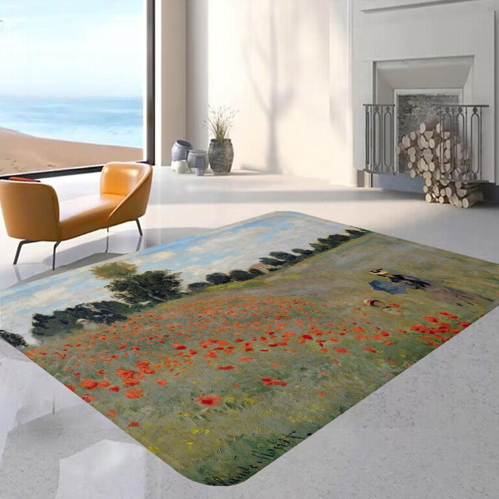Tappeto Runner Retrò Stiloso Piccolo Fresco Stampa Floreale Camera da Letto Tappetino Comodino Pieghevole Lavabile in Lavatrice Antiscivolo Tappetini per Corridoio Tapis