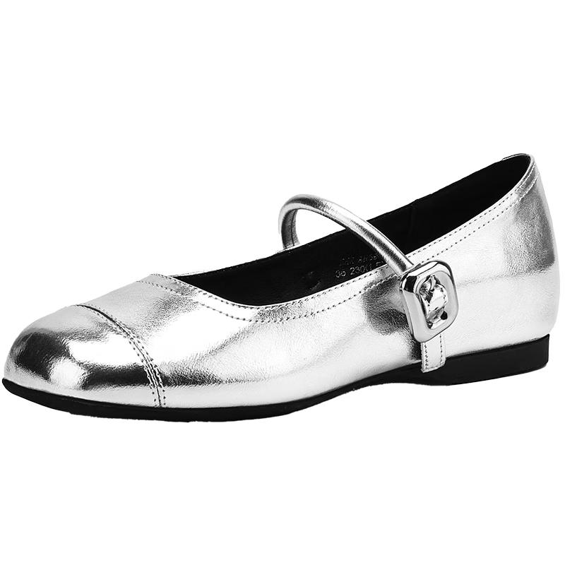 ZHR Women s Lightweight Soft-Sole Flat Mary Jane Shoes AH598 39