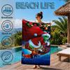 Christmas Collage Beach Towel, Microfiber Beach Towel, Perfect For Pool, Beach, Travel, Home Decor Beach Party Fan Gifts