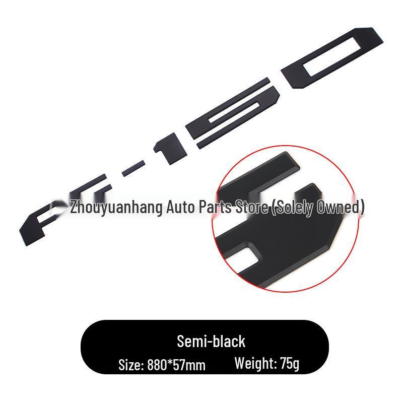 Ford Raptor F-150 Rear Emblem ABS Tailgate Sticker