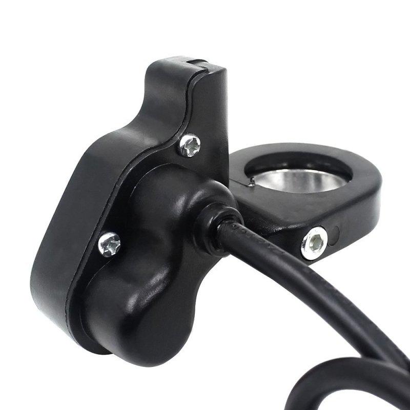 Motorcycle Bicycle Handlebar Mounting Switch Button 3 In 1 Design (for LED Headlight, Speakers, Turn