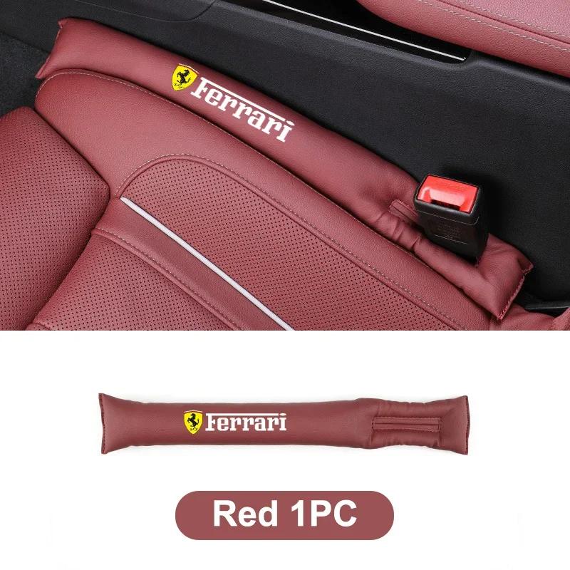 Leather Car Seat Gap Filler Soft Padding Pads Plug For F-Ferrari Roma 488 F8 Spider SF90 LaFerrari Amalfi Monza SP2 F4 F80 275 MQ4