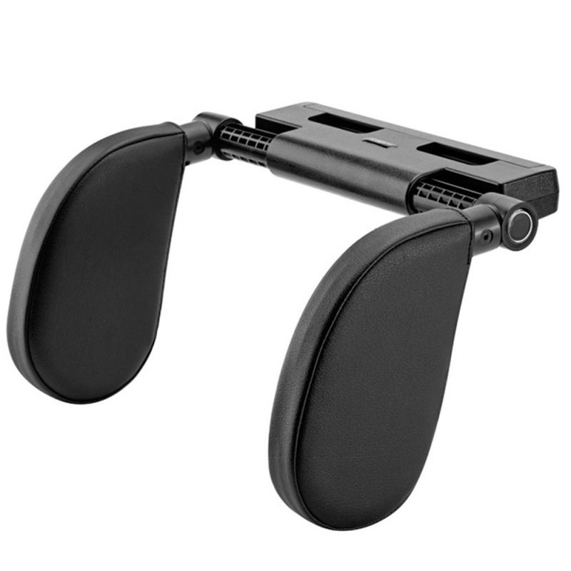Car Seat Headrest Pillow Adjustable Angle Support Travel Rest Memory Pillow Car Headrest Pillow with Hook Interior Accessories
