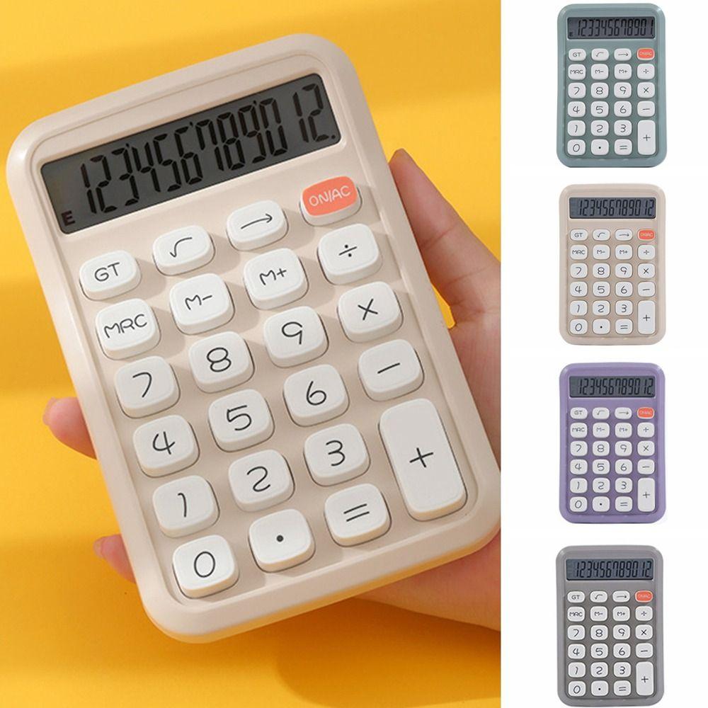 Lightweight Small Calculator 12 Digits Student Calculator Arithmetic Calculator  Learning Tools
