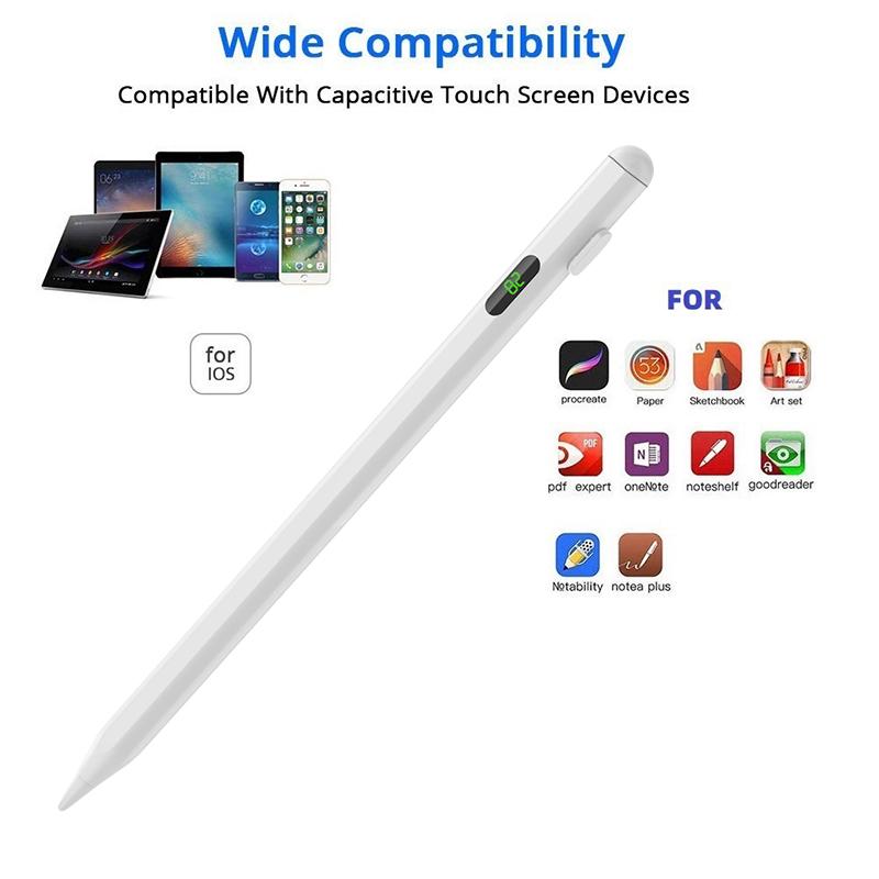 Stylus Pen For iPhone iPad Touch Pen Compatible With iPad 2018-2020 for Apple Universal Stylus Pen With Digital Power Display