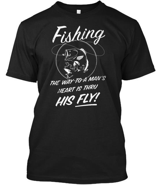 

Fly Fishing T-Shirt Made in the USA Size S to 5XL Unisex T-Shirt XL