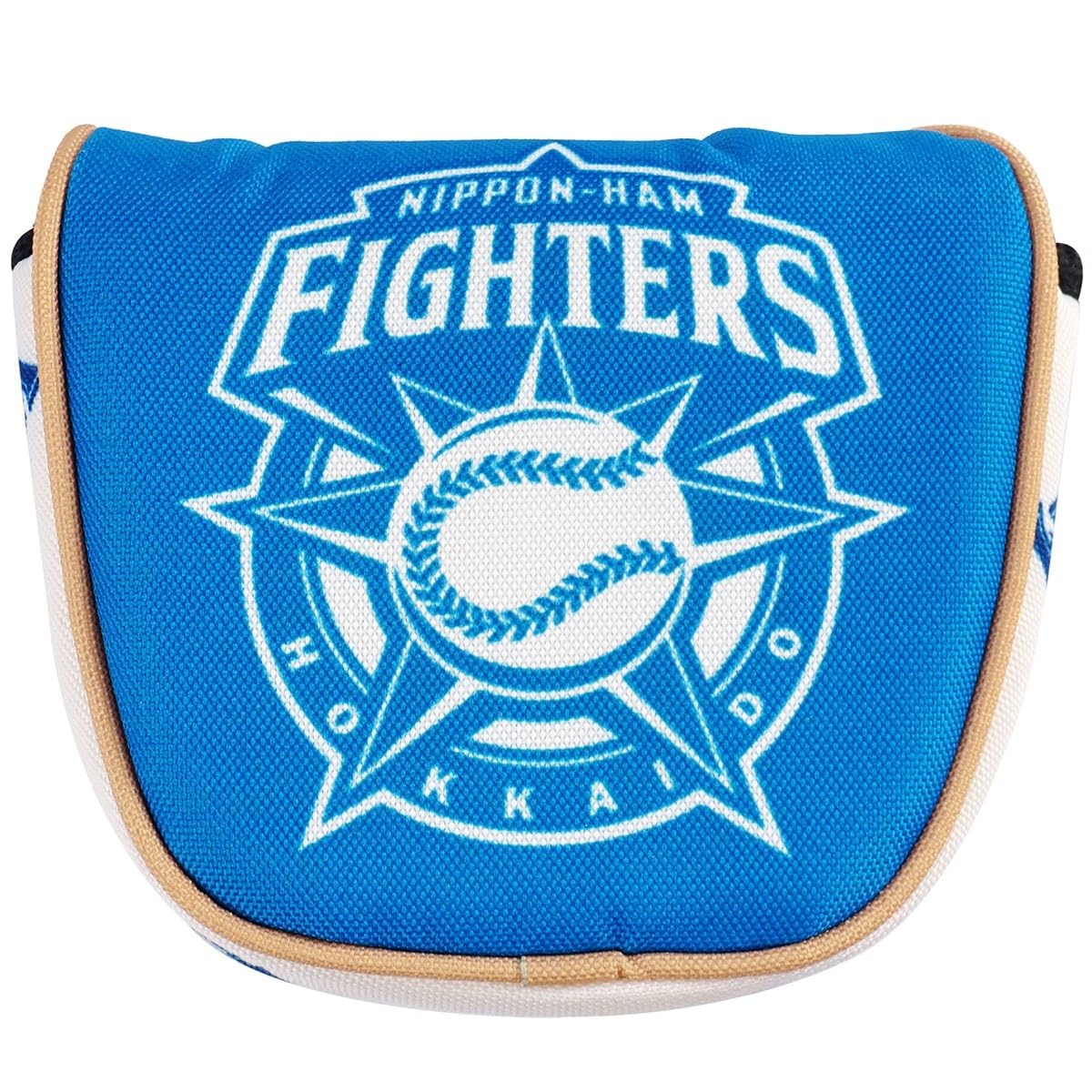 

Rezax Hokkaido Fighters Putter Cover for Neo Mallet White x Blue Nippon-Ham NFPC-1855