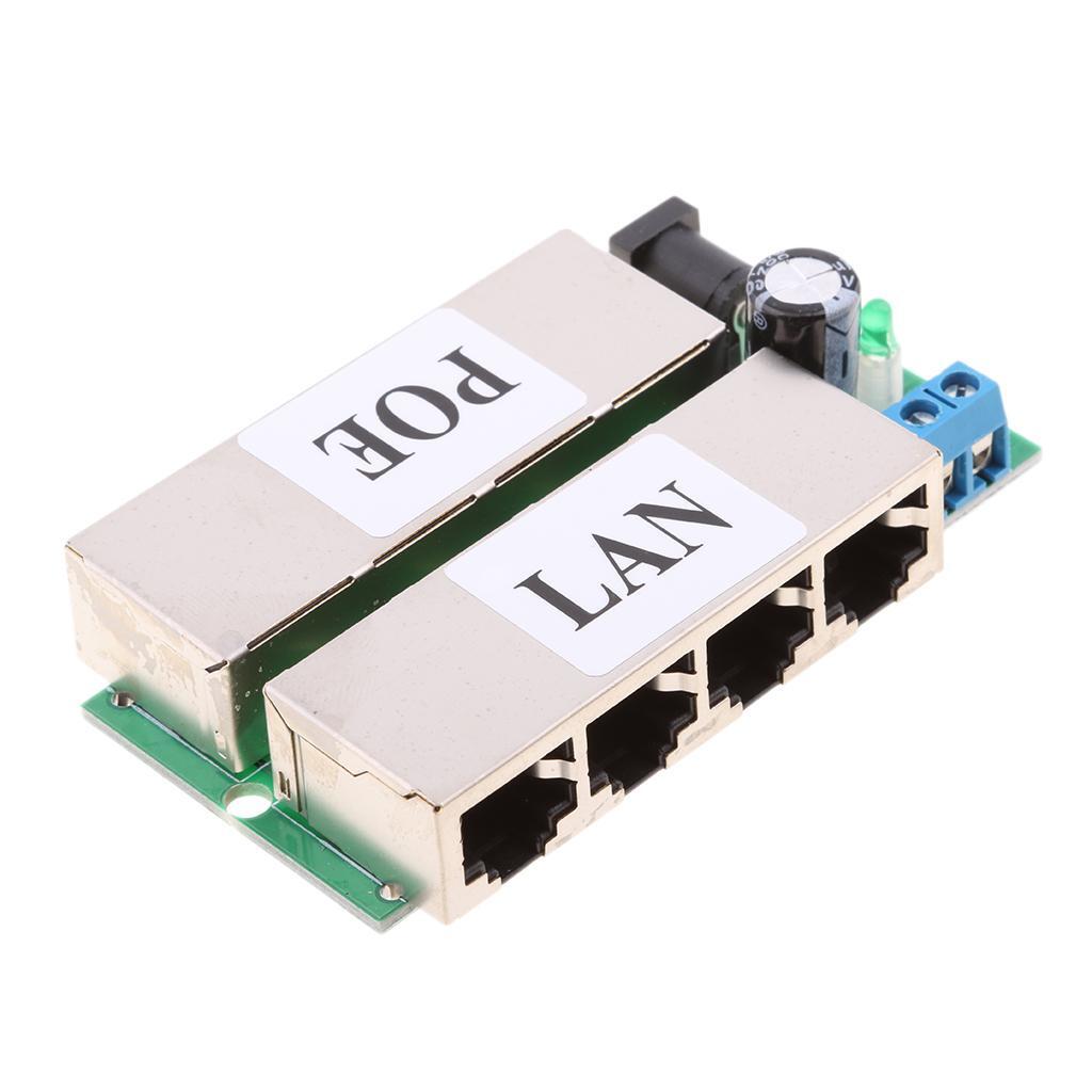 Webcam Supply Module Power Ethernet for Poe Black Bridge