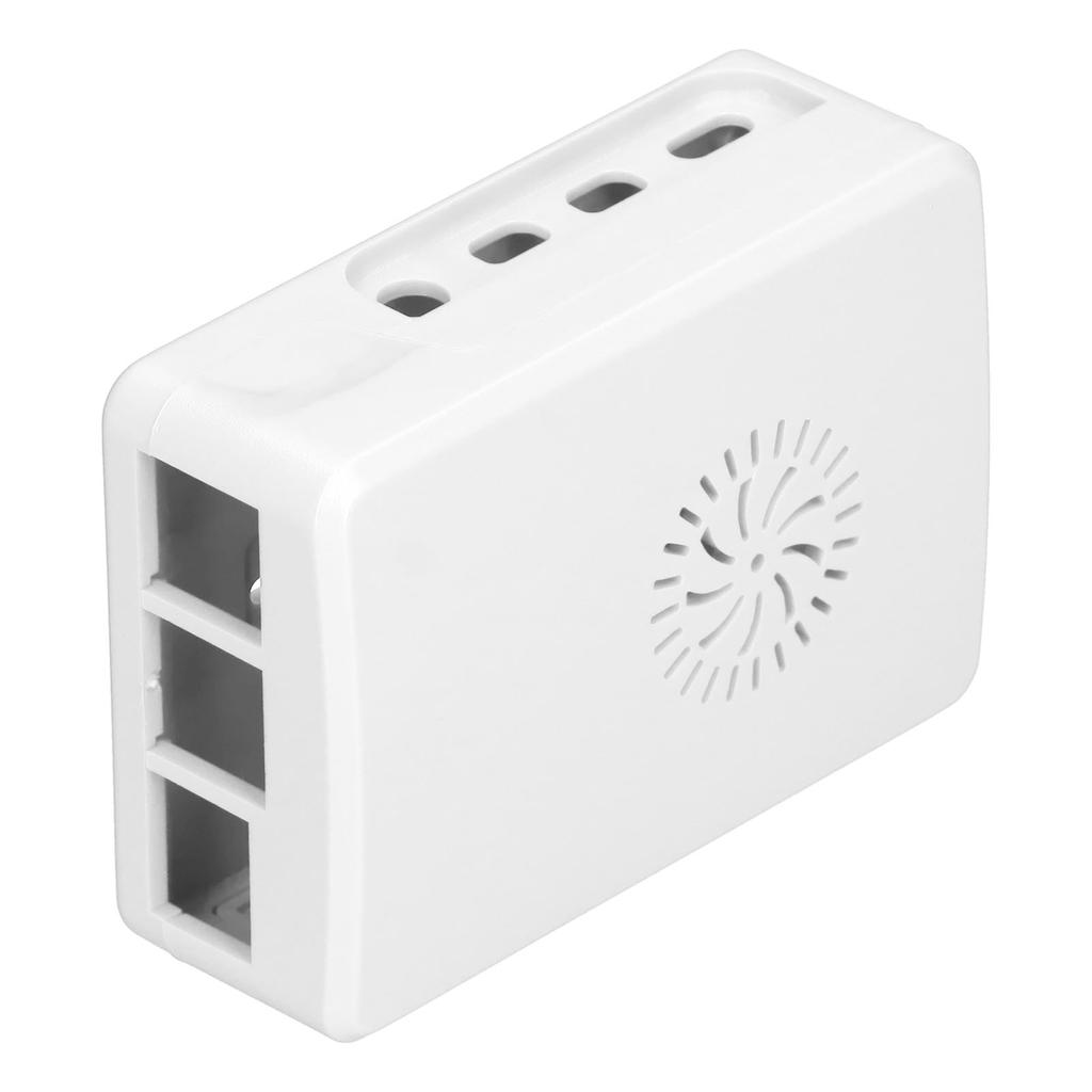 Case for Raspberry Pi 4B ABS Shell Heatsink Simple Removable Top Cover Protective EnclosureWhite
