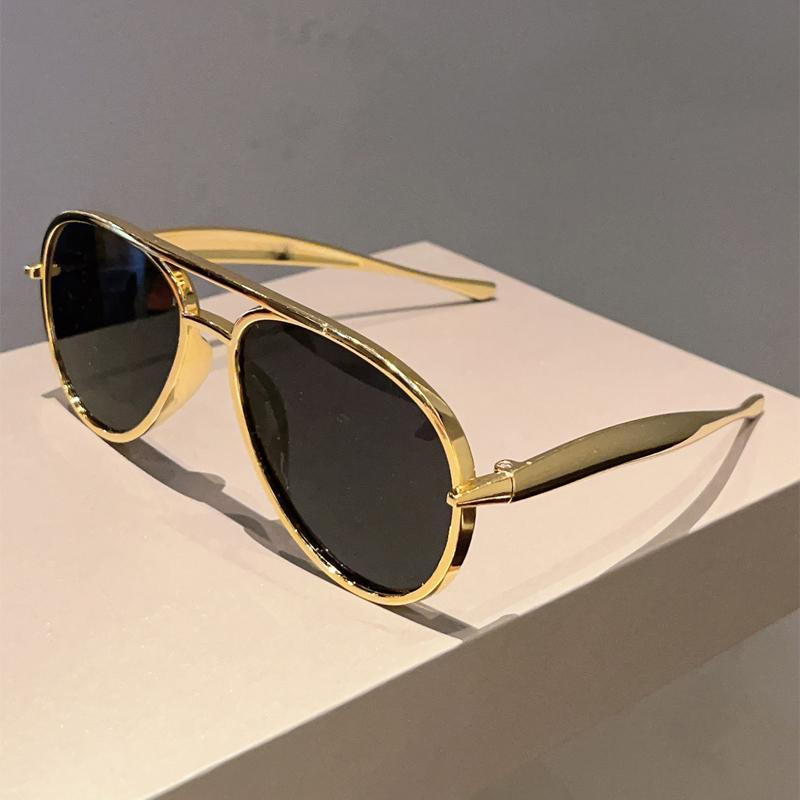 KAMMPT Vintage Pilot Sunglasses 2026 Men Fashion Oversize Outdoor Decor Shades Women New Trendy Brand Design Casual Sun Glasses