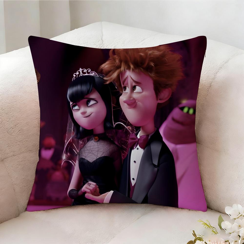 Hotel T-transylvania Kussensloop Kussensloop, Dubbelzijdig Bedrukt, Bankkussen, Slaapkamer Hoofdbord Kussen 30x30cm