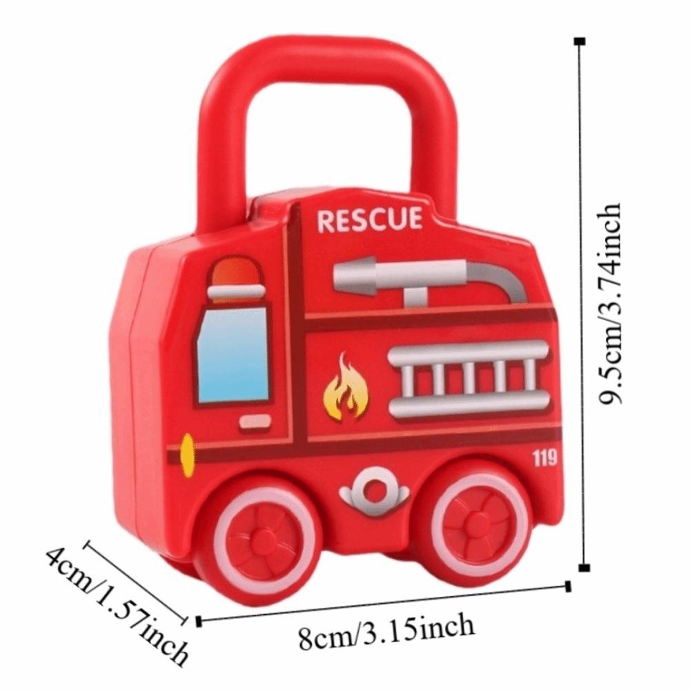 Early Educational Key Matching Toy Number Matching Slidable Car Toy Unlocking Car Toy Gifts