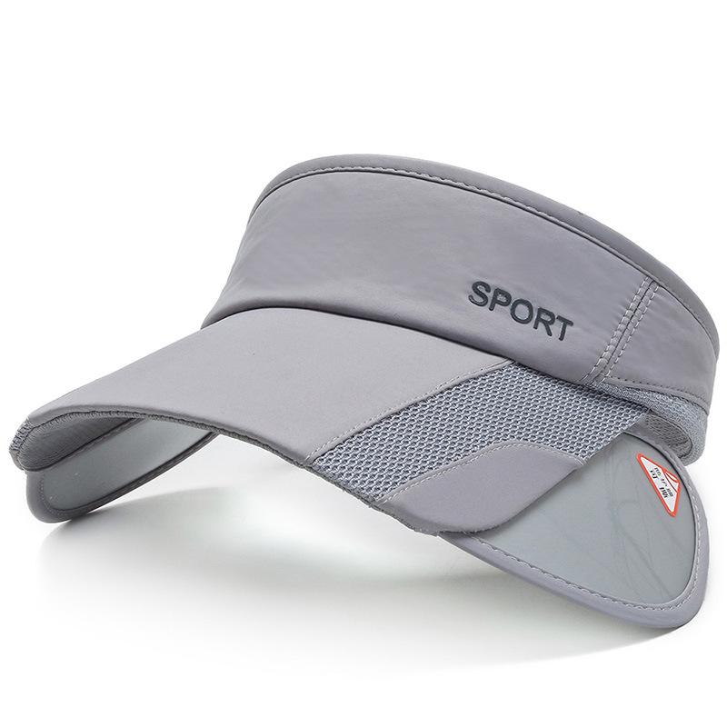 Summer Women Pull-out Brim Air Sun Hats Visor UV Protection Top Empty Solid Outdoor Men Sports Tennis Golf Running Sunscreen Cap