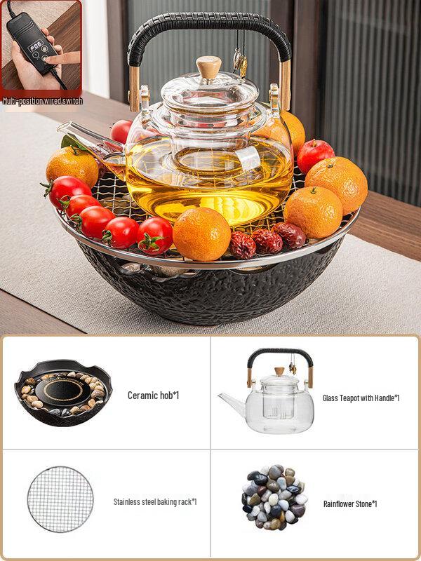 ZISIZ Indoor Hearth Tea Kettle Set