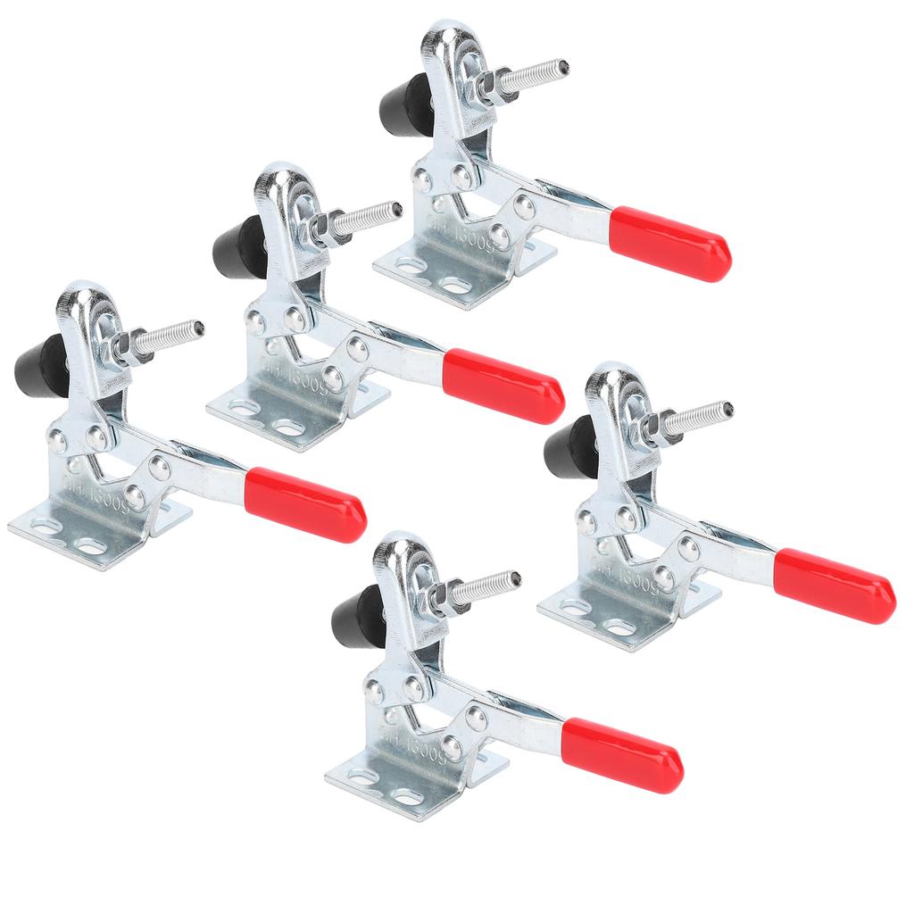 5Pcs QuickRelease Toggle Clamp Vertical Fixture Fastening Workholding Tool 30kg Clamping Force