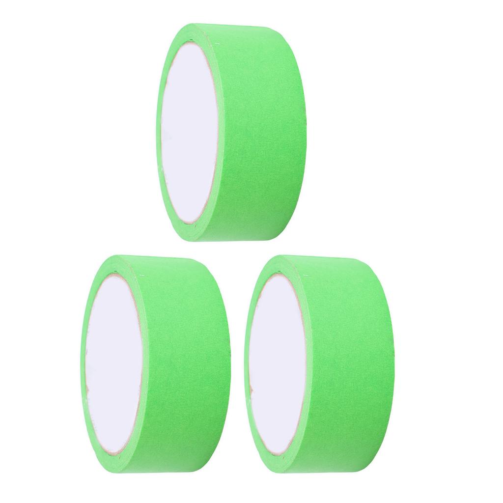 3Pcs Painters Tape Adhesive Masking for Car Painting Manual Grouting Decoration Tool Easy Removal 35mm 20m