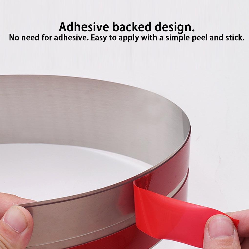 10cmx260cm Nerezová lišta Kovová samolepka Lišta Samolepicí Proti poškrábání Lišta Poškrábání Pro Dveře Skříně