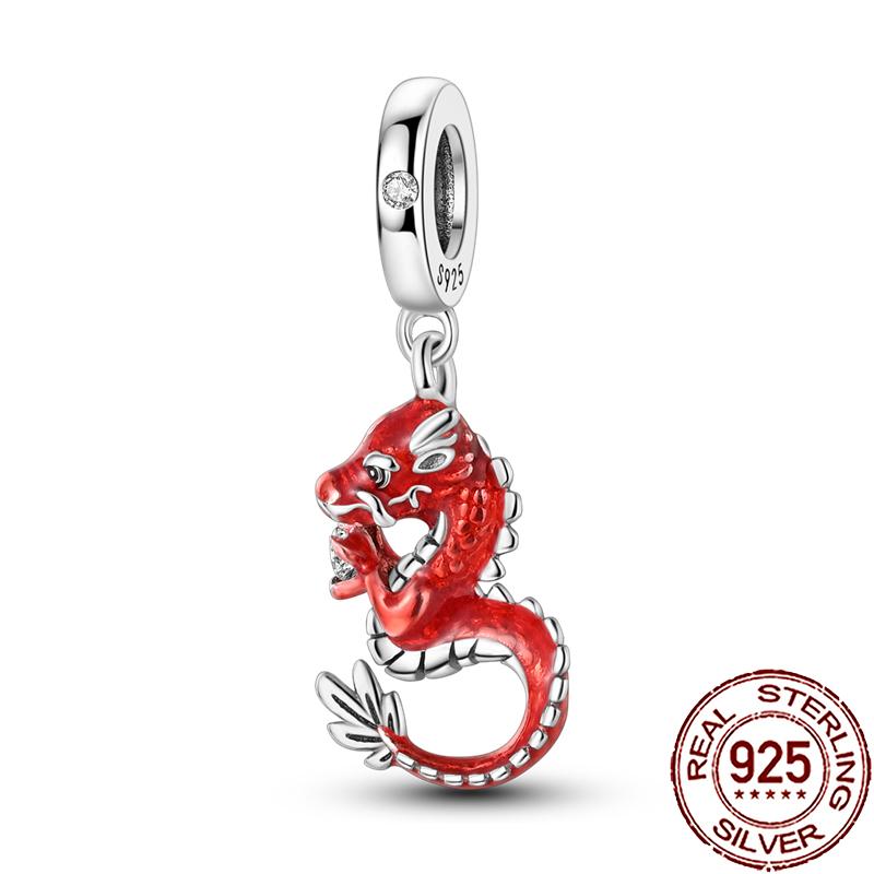 New Charms Copper Cute Animal Pets Charm Beads Fit Snake Chain Bracelet Necklace Women Diy Jewelry