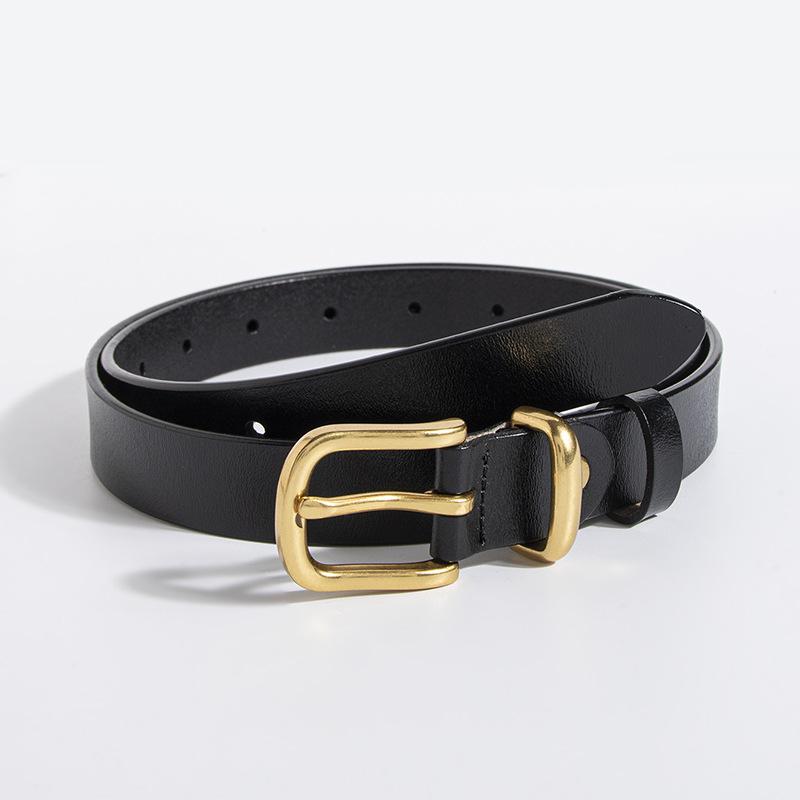 New Lady's Exquisite, High-end, Versatile Business and Commuting Fashion Leather Belt, Women's Belt, Cowhide