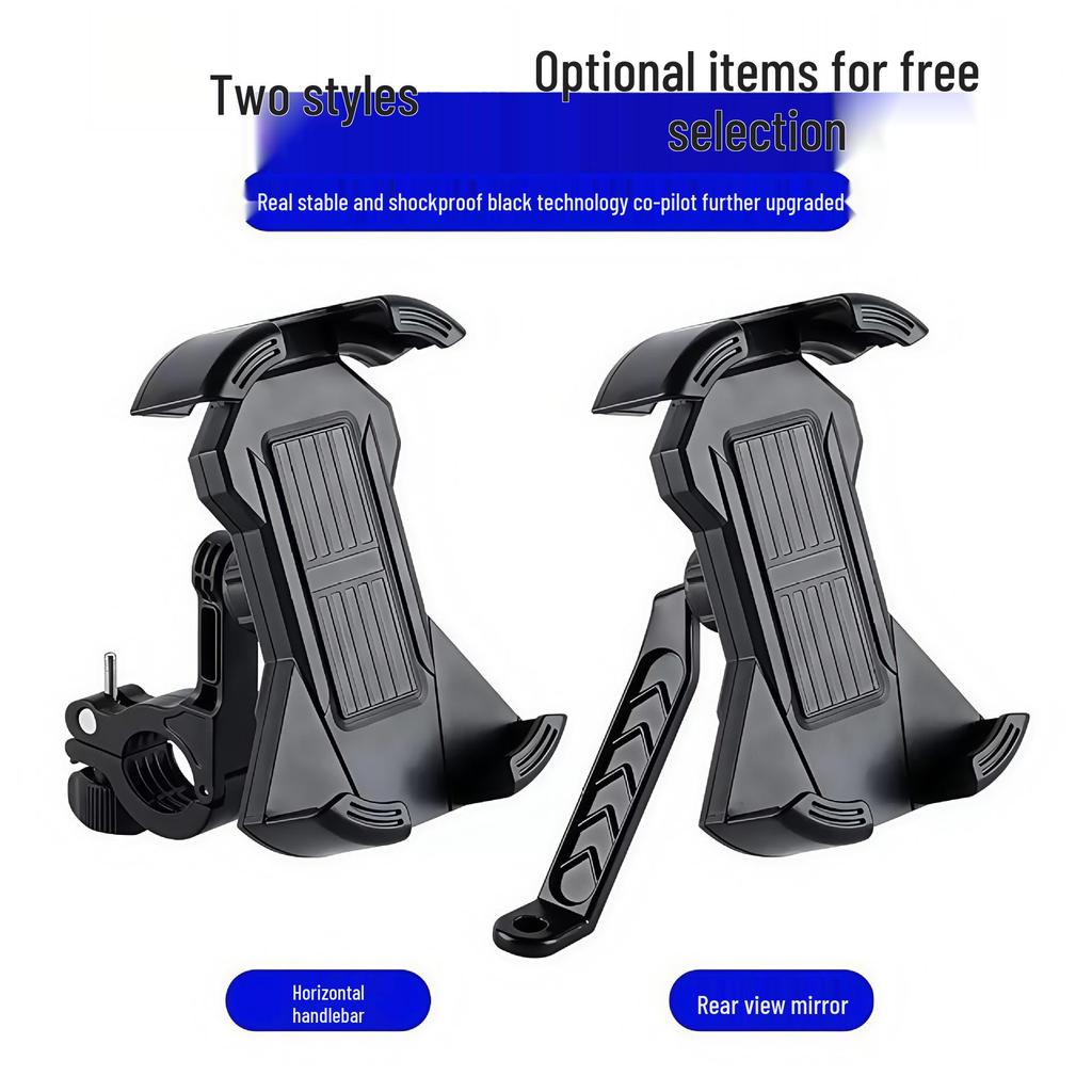 Cycling Phone Holder: 360° Rotating, Shockproof Mount for Scooter, Motorcycle, and Bicycle Navigation.