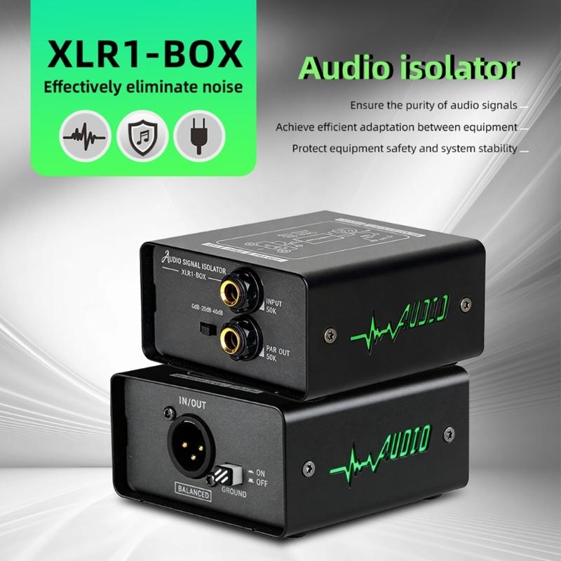 Sound Isolation Device Ground Looping Noise Isolators Effective Noise Reductions for Professional Recording Studios