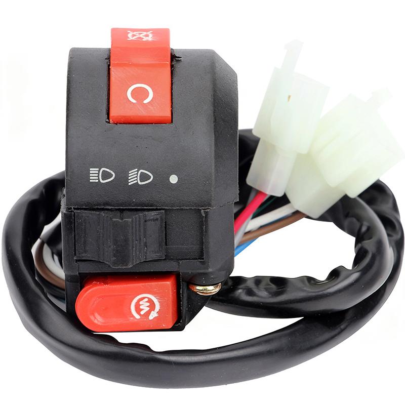 Motorcycle Handle Bar Switch 7Pin Kill Starter Light Switch Assembly For Sunl Roketa Coolster 50Cc 70Cc 110Cc 125Cc Atv Quad