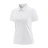 Summer Ice Silk Polo Shirt Women's Short Sleeved T-shirt