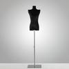 Korean Style Black Off-Shoulder Women's Half Body Mannequin with Right Angle Shoulder and Full Body Display Stand