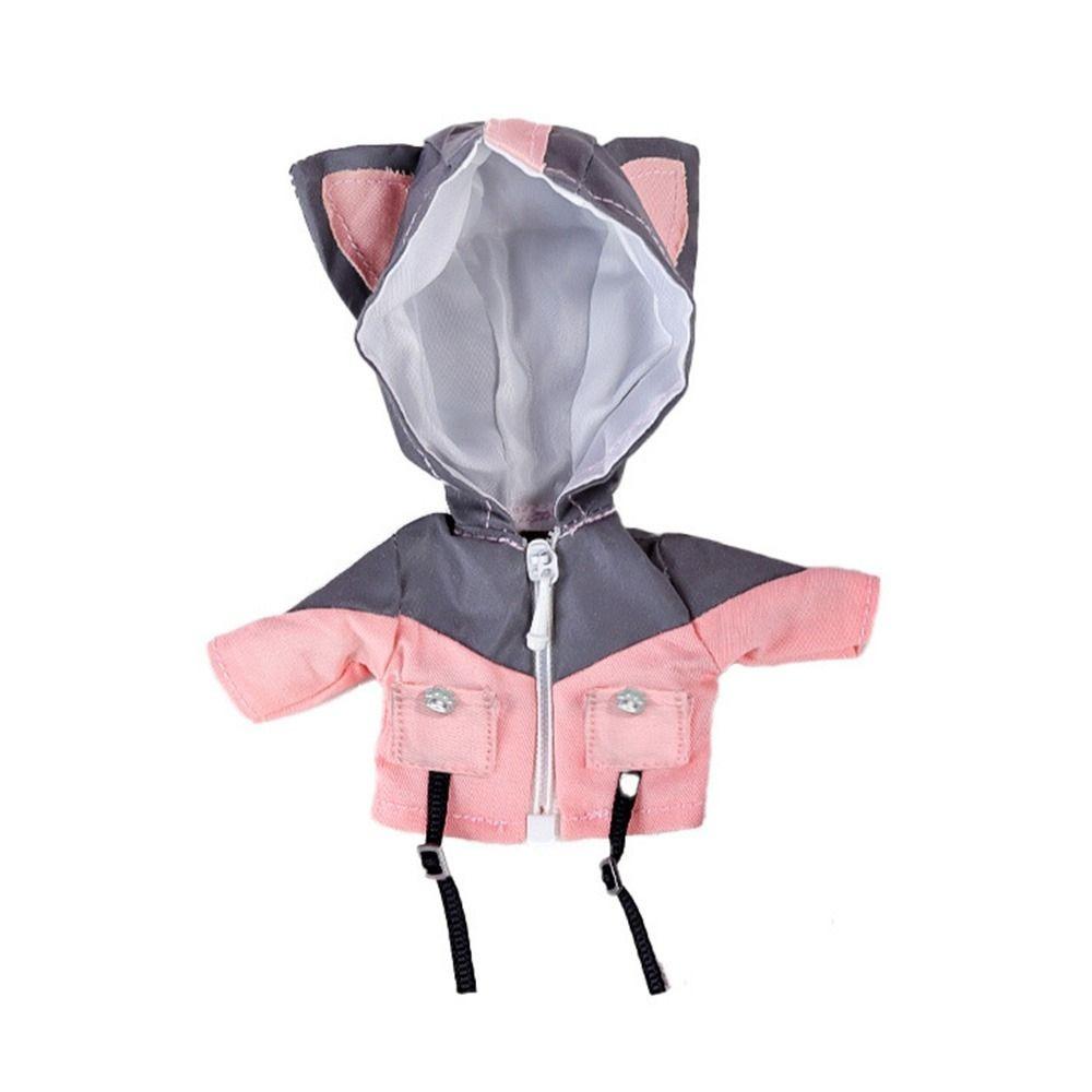 

ob11 BJD Doll Cotton Doll Clothes JP Dolls Dolls Clothes Accessories for OB11 Dolls Pink-Coat