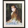 Sunny Town Gallery Painting Framed Art Renoir "Mademoiselle Irène Kahn d'Anvers" Framed [with String and Hook] F6 52 X 42 Cm
