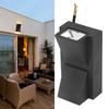 Outdoor LED Waterproof Exterior Wall Light 12W AC85-265V Up Down Double Head Garden Light