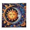 Sun Moon Pattern Astrology Tablecloth Tarots Divinations Tablecloth Altars Cloth Divinations Board Game Accessory