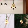 Jingle Bell 10Pcs/Set Hanging Exquisite Workmanship Clear Ringing Metal Christmas Rustic Decor for Home Ornament