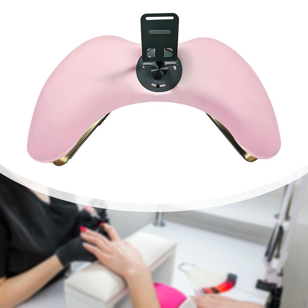 Nail Art Hand Rest Manicure Cushion with Phone Mount Stand Arm Pillow