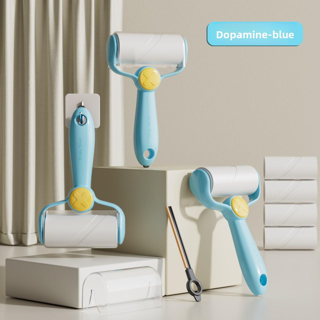 

Tearable Portable 2-in-1 Adhesive Hair Remover 1pcs синій
