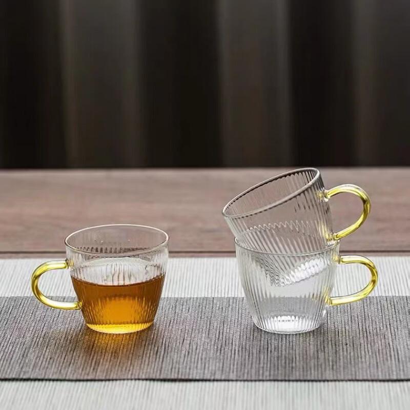 Shangqi Hammered Borosilicate Glass Teacup Set